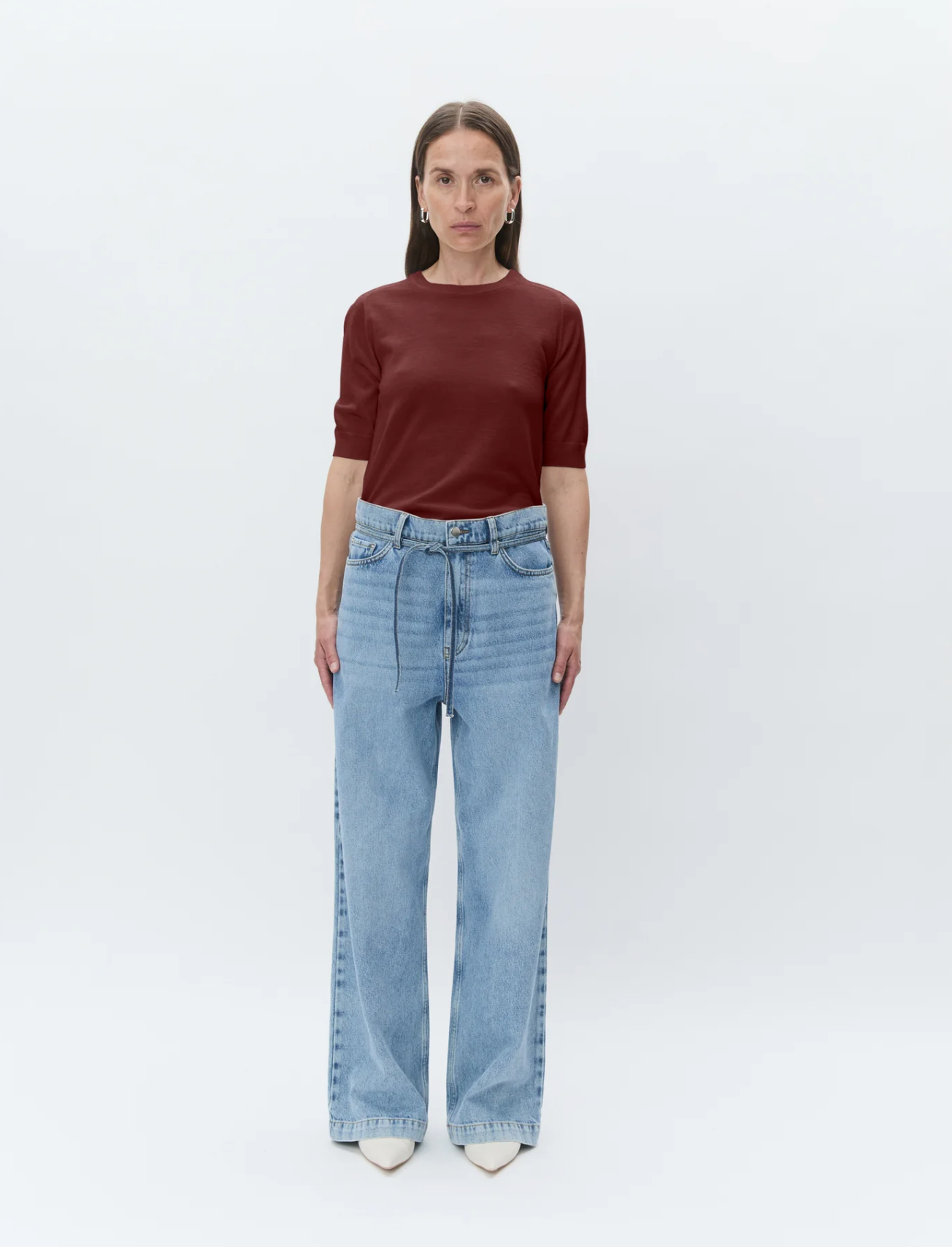 Carolina T-shirt Burgundy T-skjorter