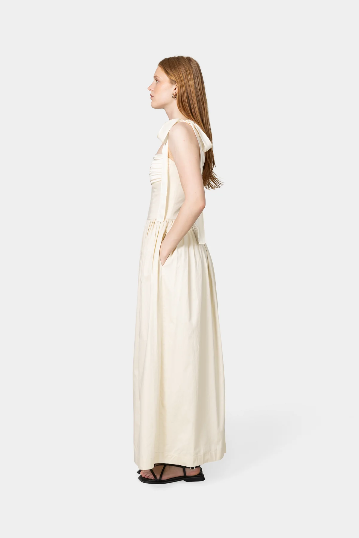 Kjoler | Elsa Maxi Dress Ivory