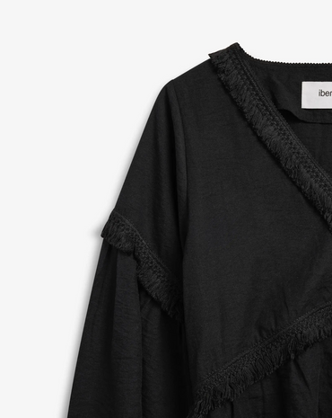 Bluser | Eden Blouse Linen Black
