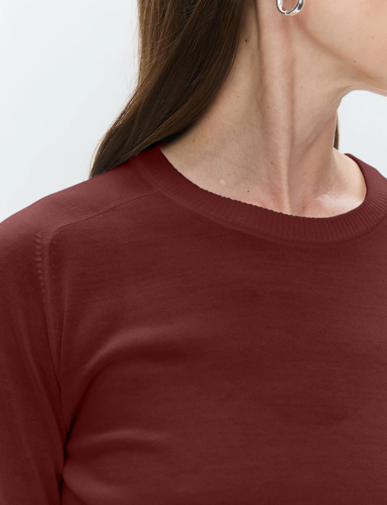 Annabelle Burgundy Gensere