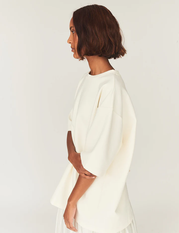 Bluser | Bow Tee Cream
