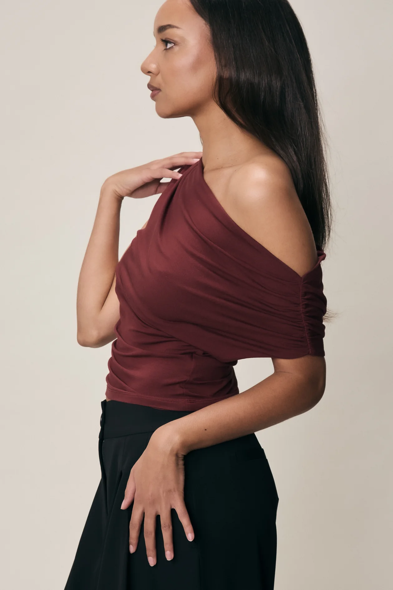 Ruta Top Pomegranate Bluser