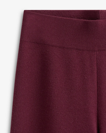 Serge Pants Burgundy Bukser