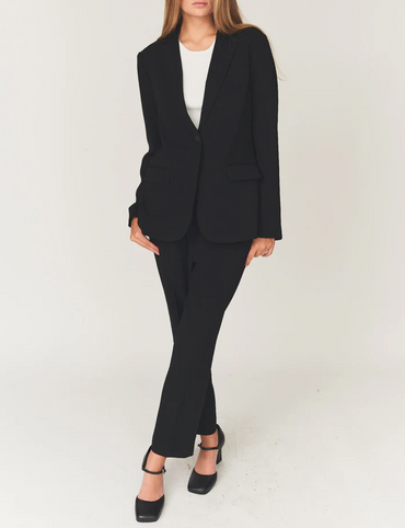 Crepe Blazer Black Blazere