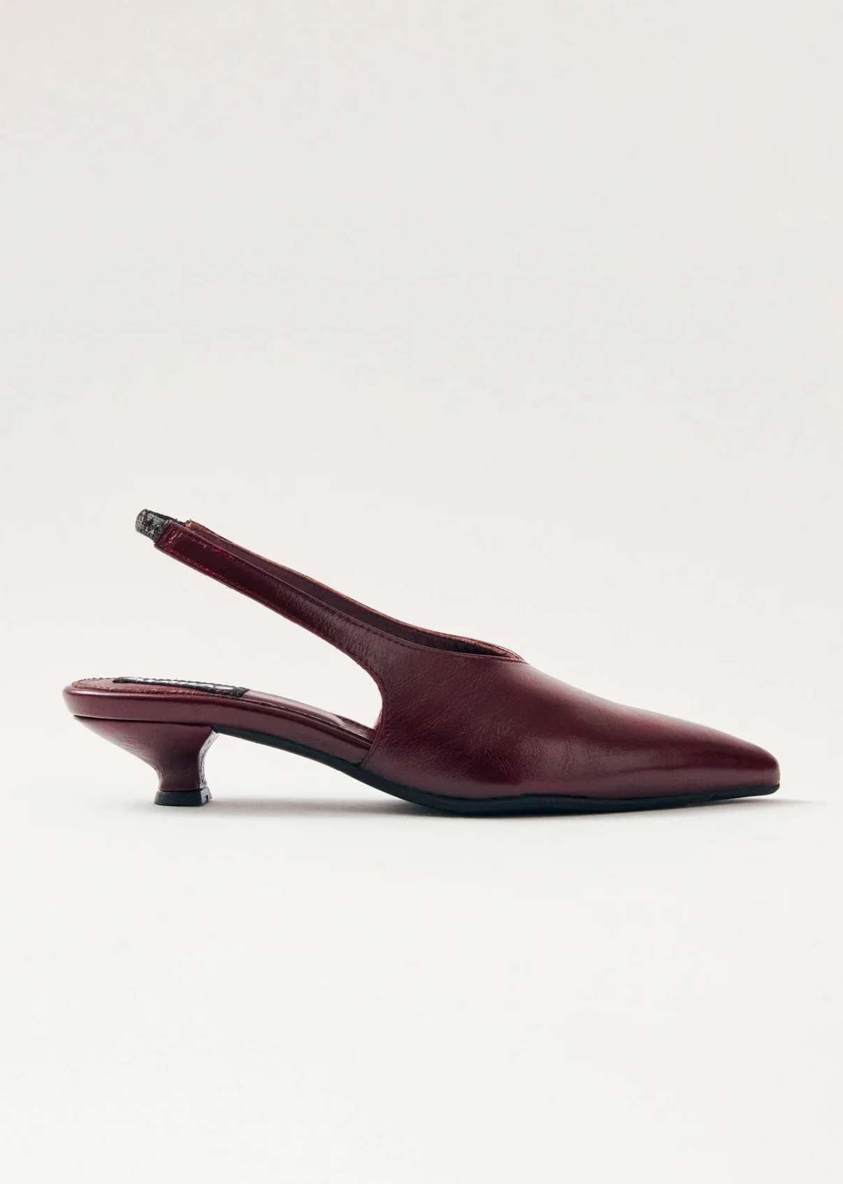 Eros Burgundy Leather Mules Sko