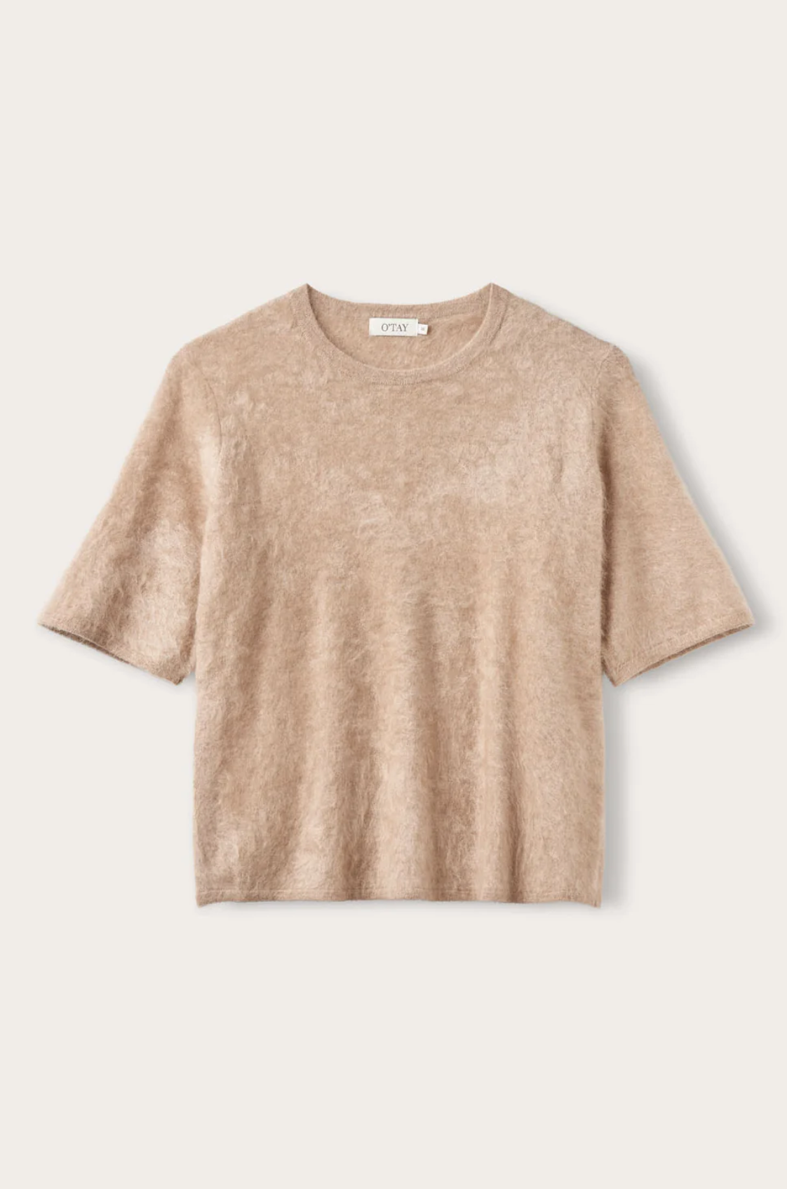 Izzie T-Shirt Camel Melange T-skjorter
