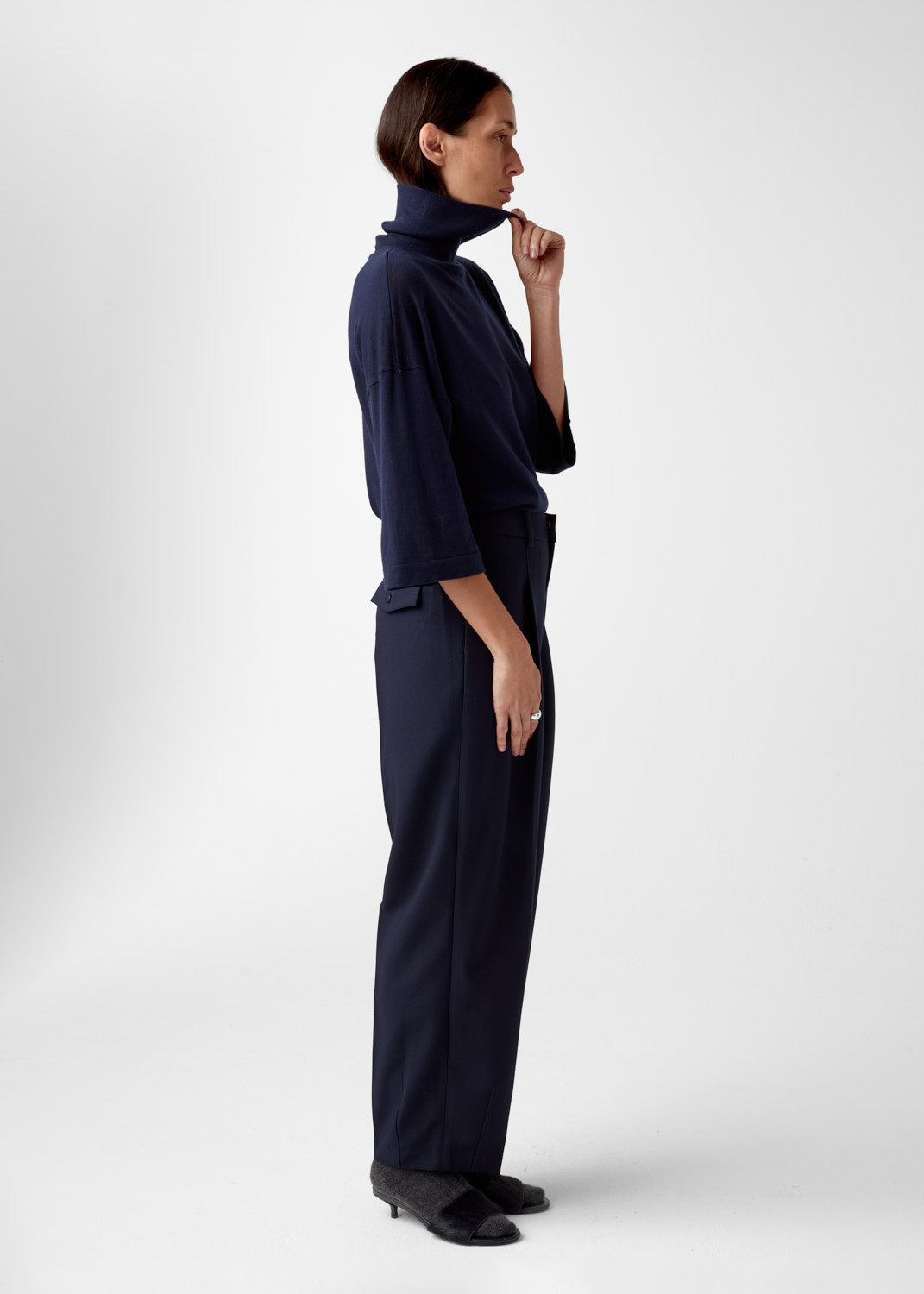 Tia Merino Knit Navy