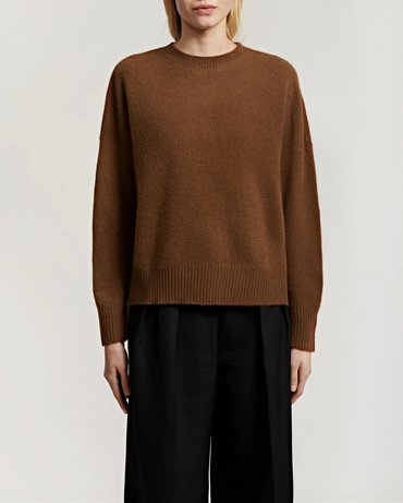 India Sweater Autumn Brown Gensere