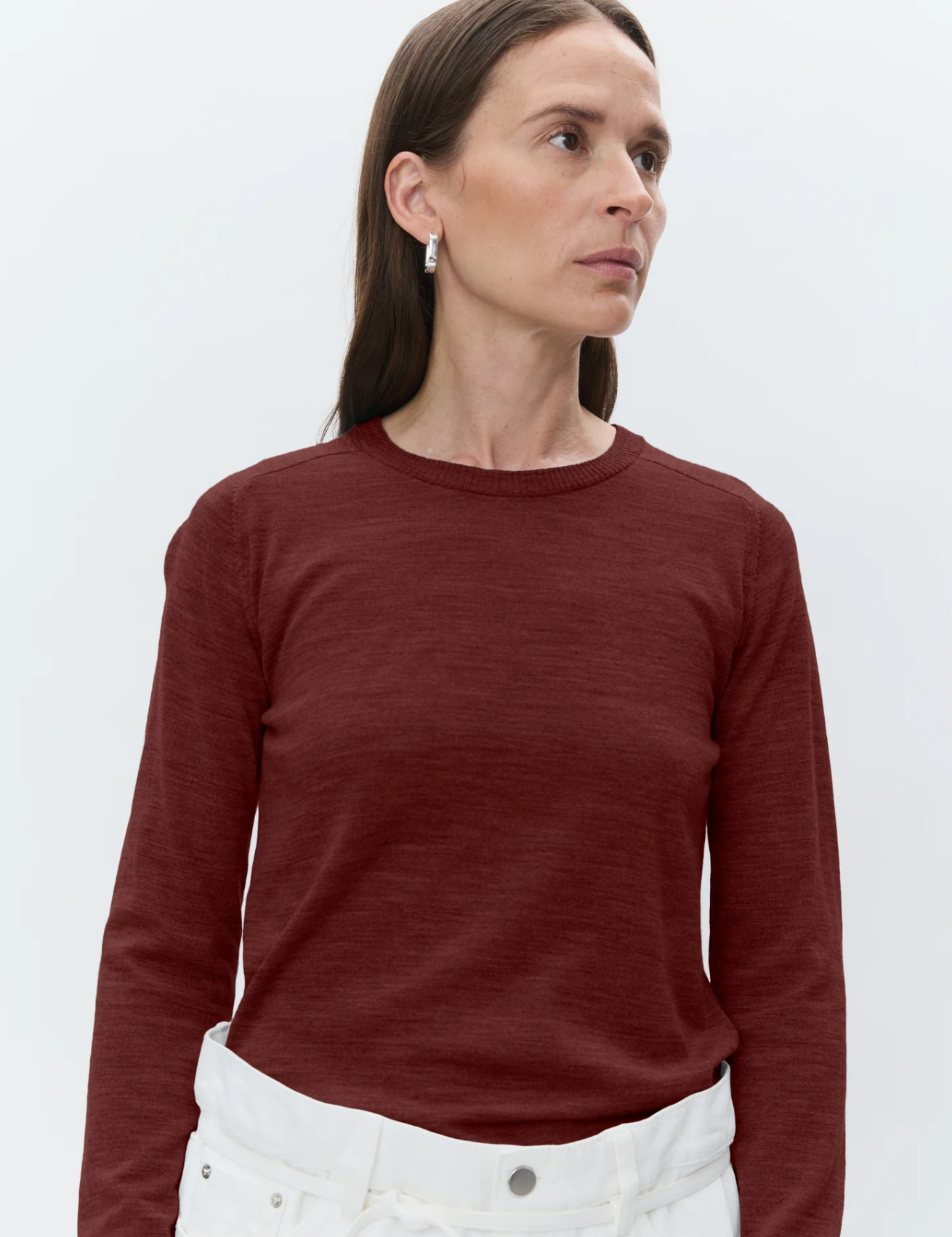 Annabelle Burgundy Gensere