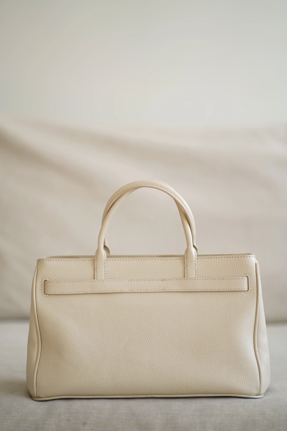 The Norma Bag Cream Pebble Vesker