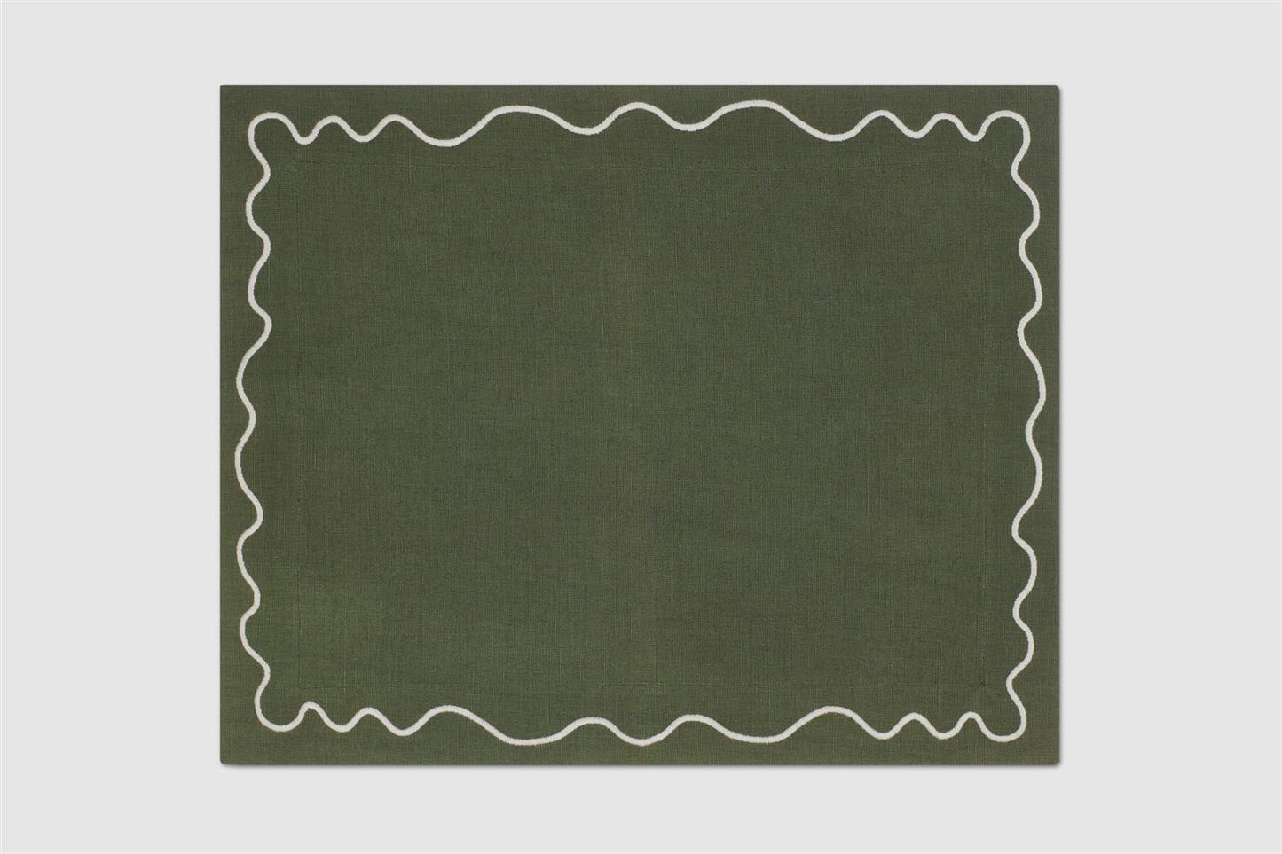 Jules Placemat Forest Green Dekor