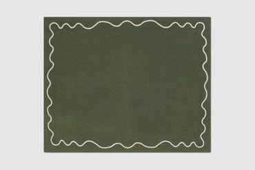 Jules Placemat Forest Green Dekor