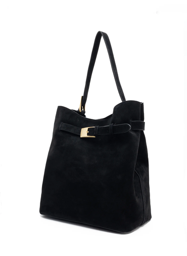 Belt Bag Suede Black Vesker