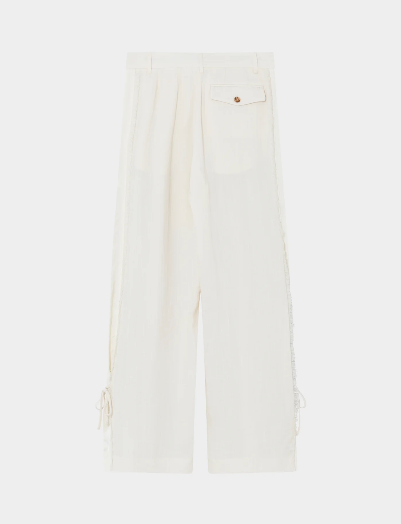 Belle - Contrast Linen Bukser