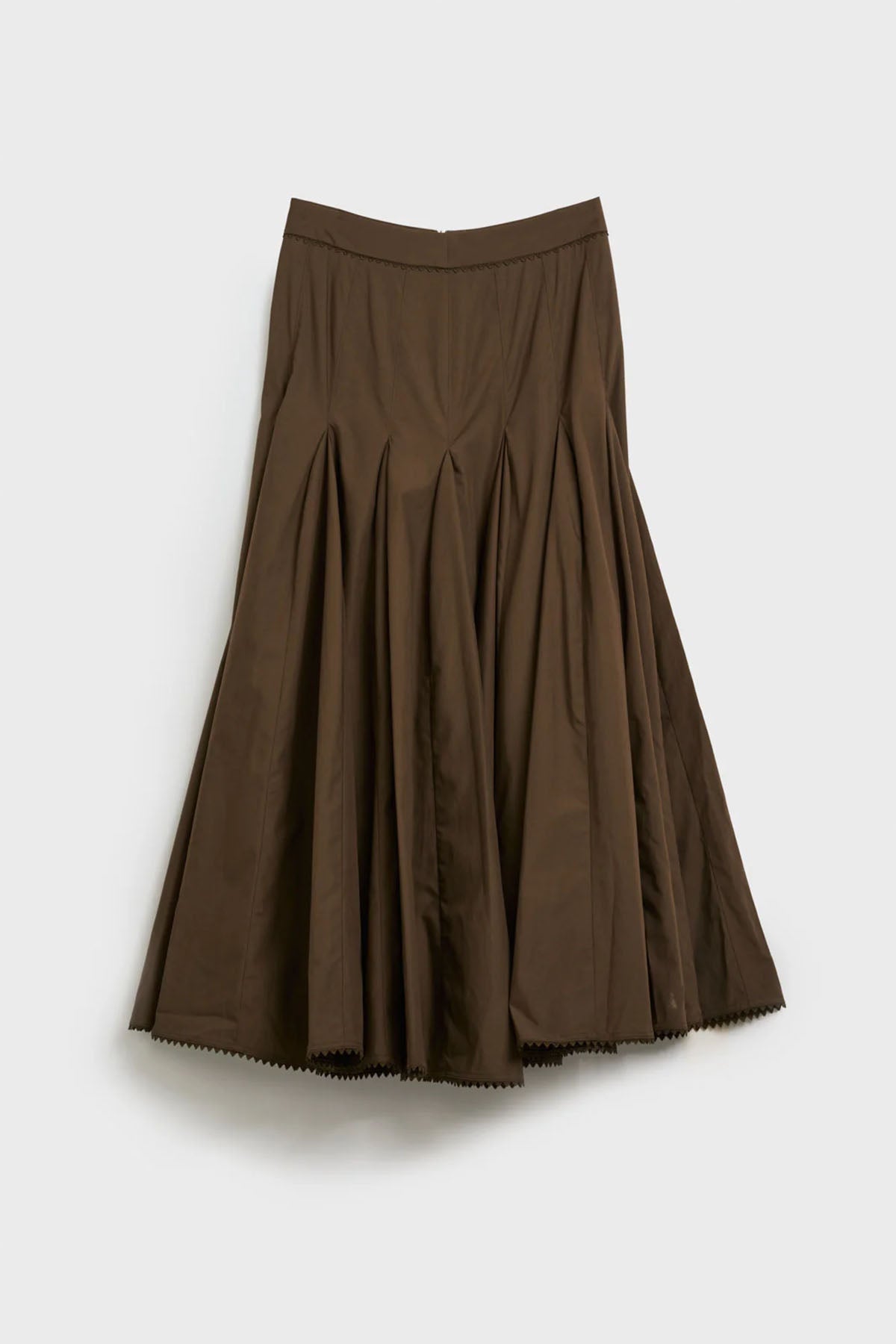 Skjørt | Dasha poplin skirt - Brown