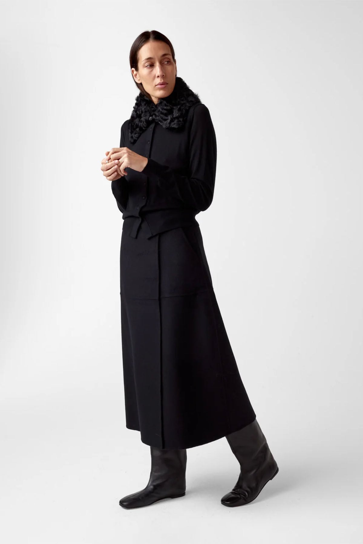 Shearling collar