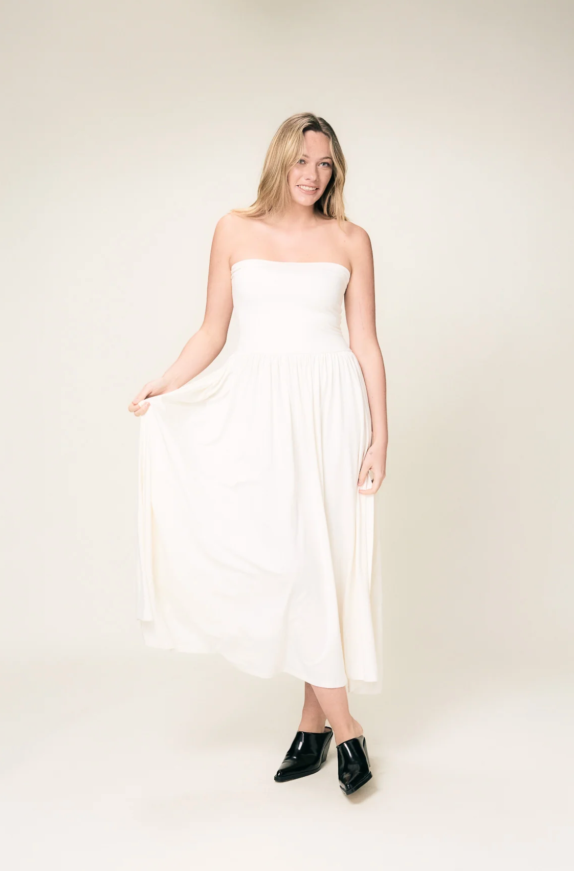 Petunia Dress and Skirt Coconut Milk Kjoler