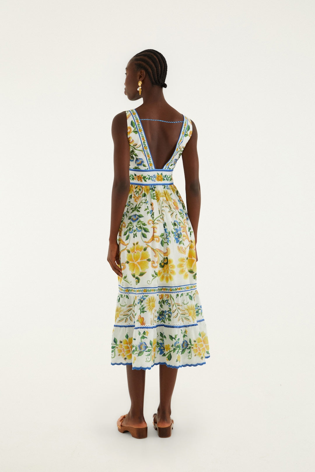 Kjoler | Emily Floral Tapestry - Off-white