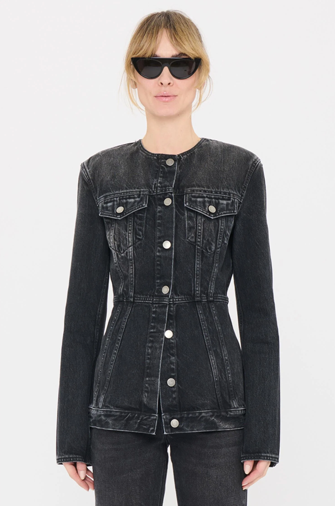 Temple Denim Jacket Mid Black Yttertøy