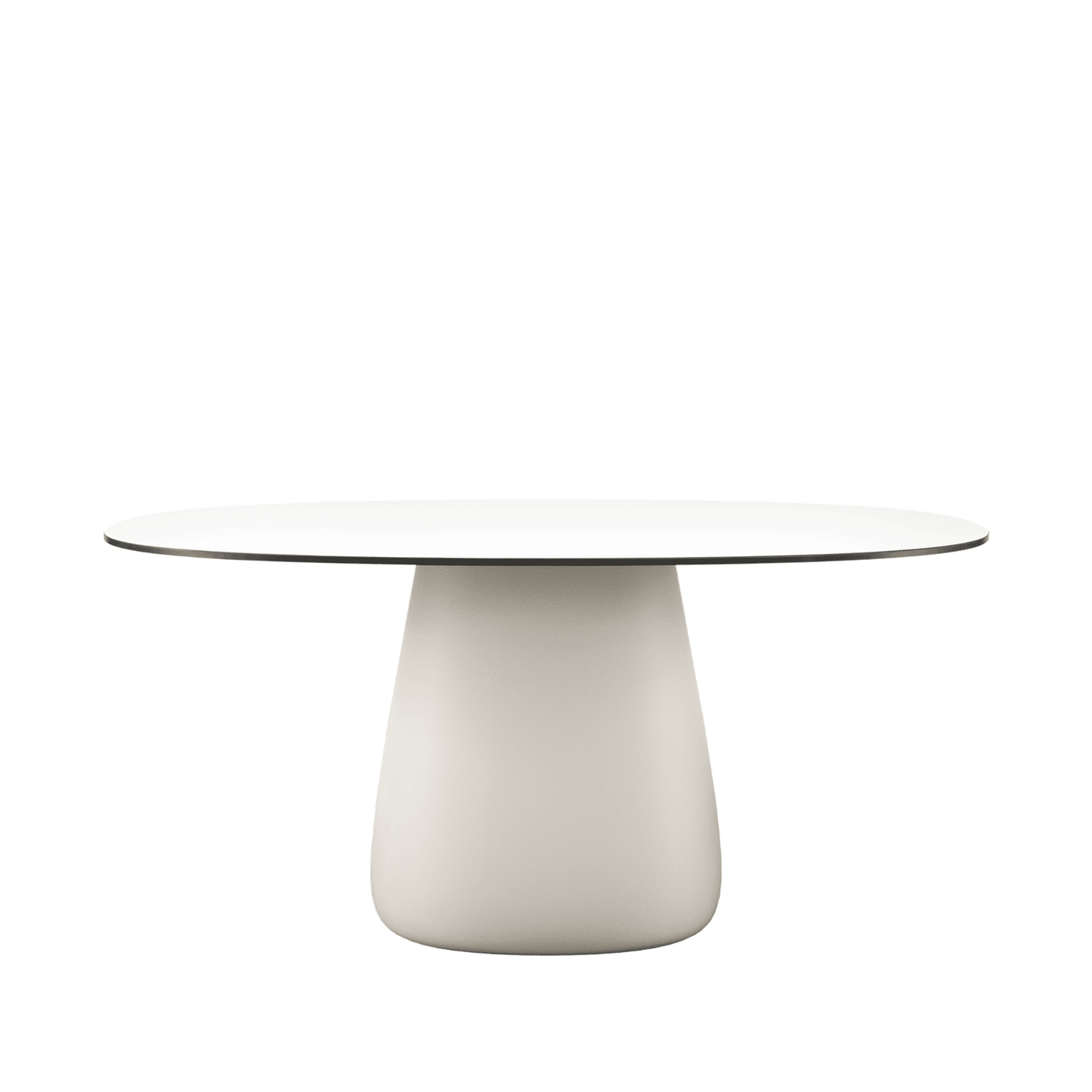 Cobble Table Top 135 cm White Warm Bord