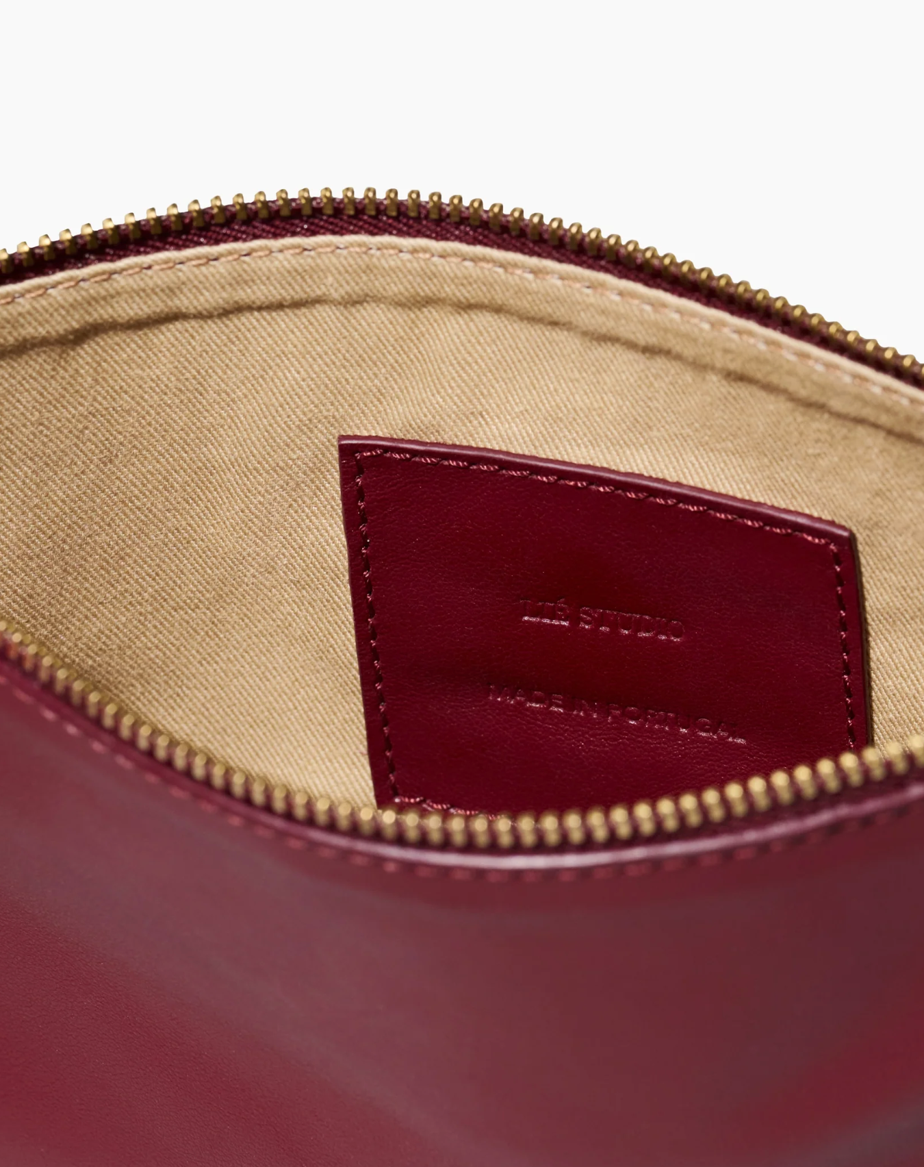 The Charlie Clutch Burgundy Red Vesker
