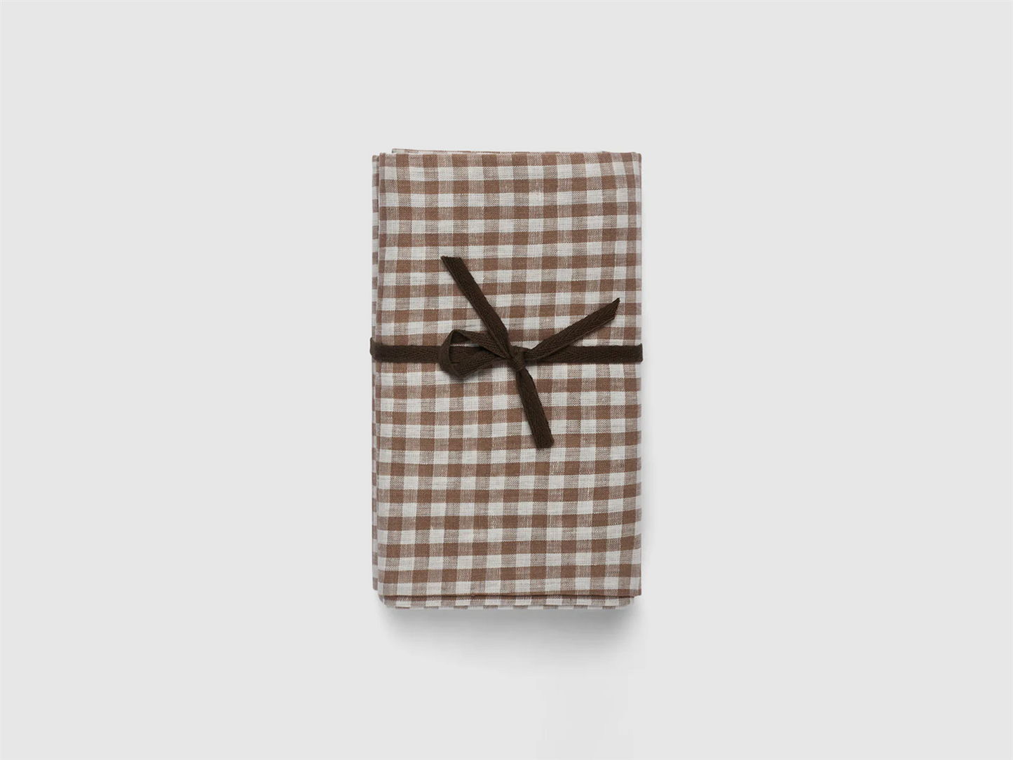 Blair Tablecloth Brown/Off-White Interiør