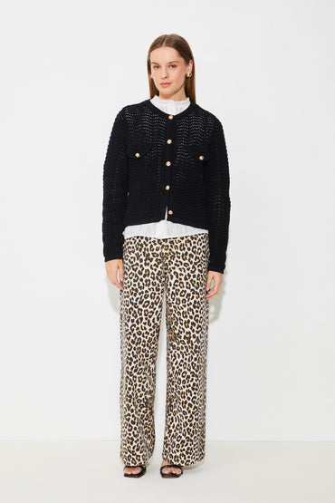 Giany Jacket Noir Cardigans