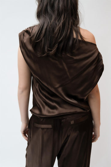 Adhara Top Walnut Bluser