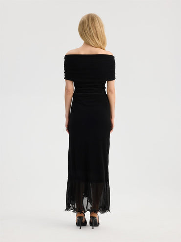 Dion Skirt Black Skjørt