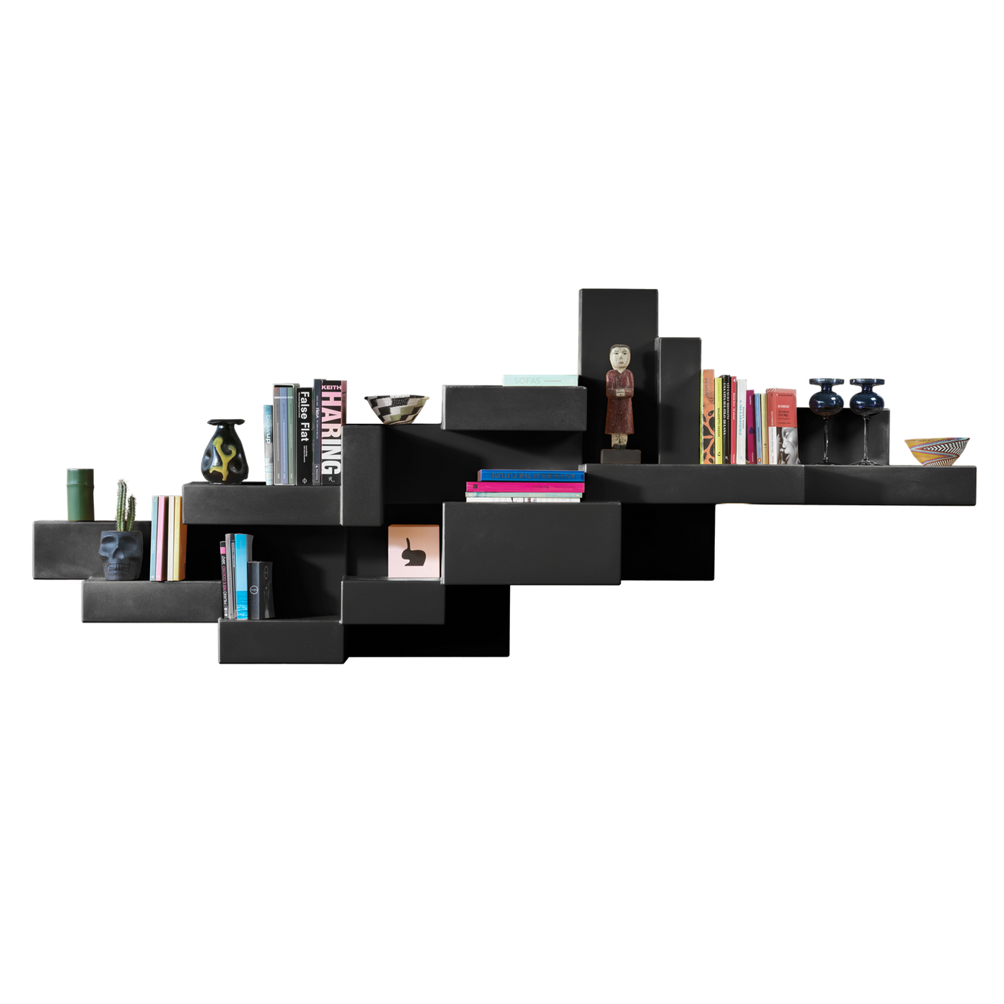 PRIMITIVE BOOKSHELF BLACK Hyller