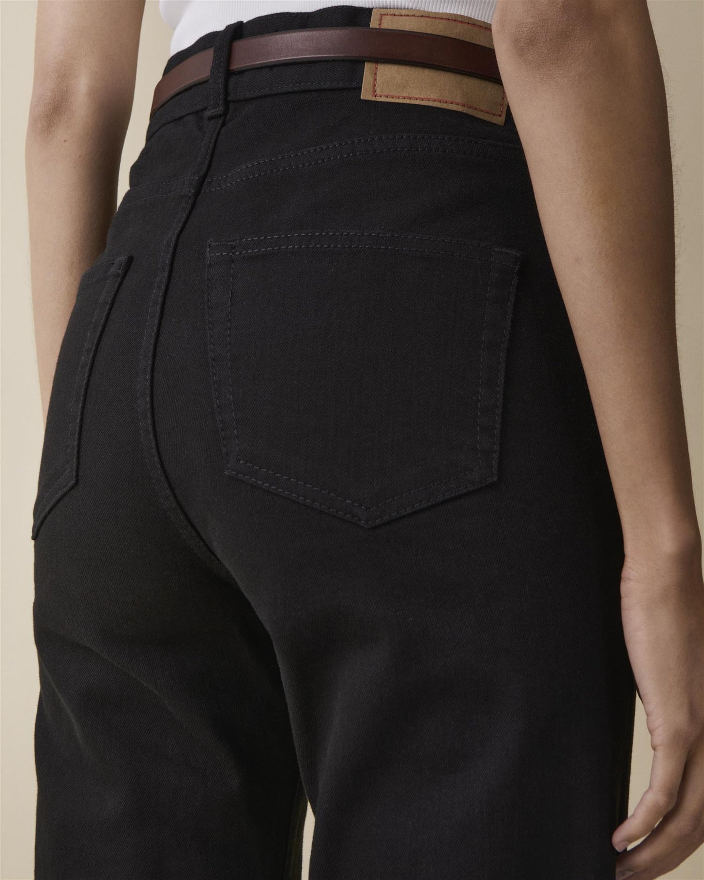 Fuji Jeans Rinse Stay Black Bukser
