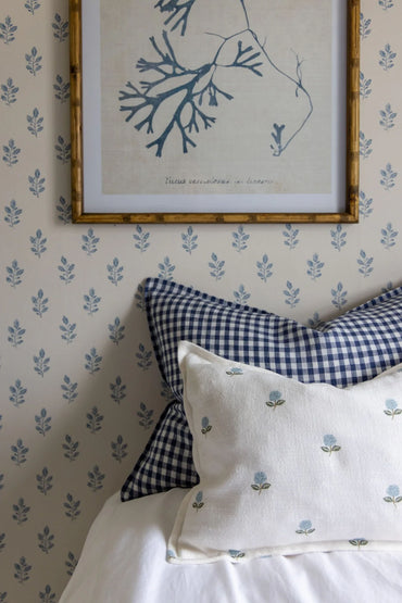 BLAIR CUSHION COVER 40X60 BLUE