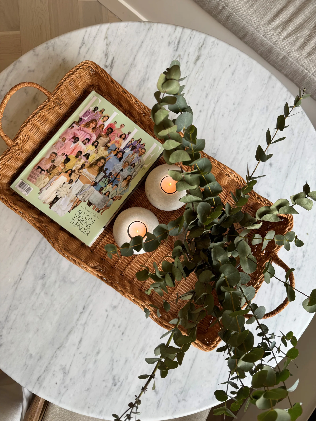 Chassange Rattan Tray Dekor