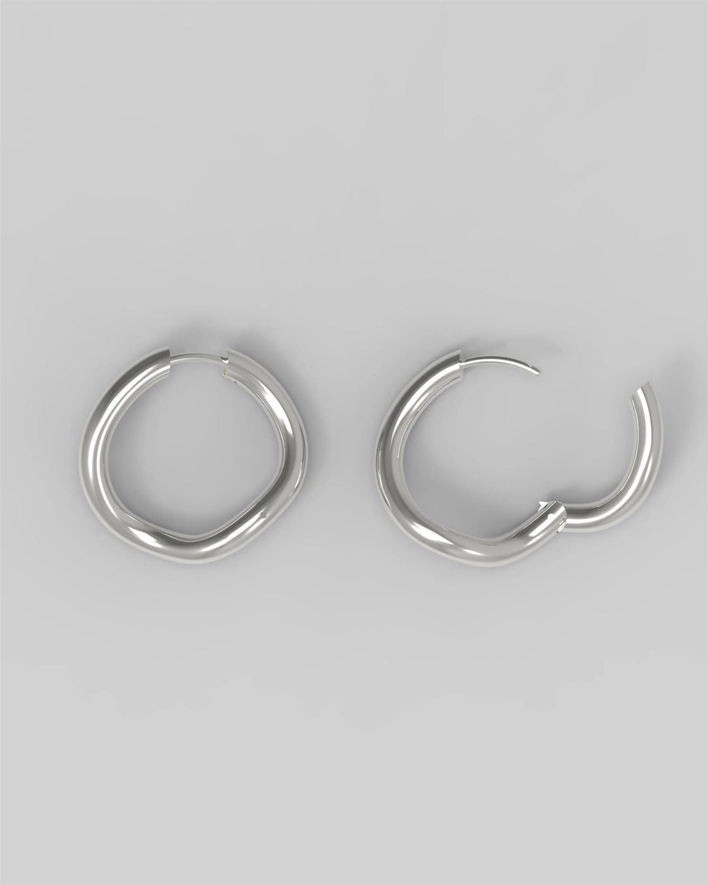Thorn Hoop Round Øredobber