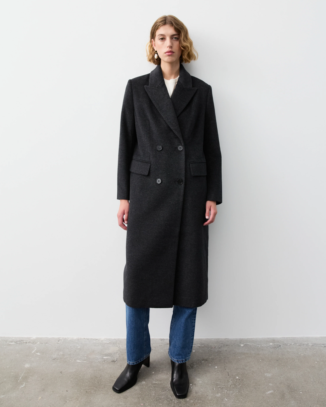 The New York Coat Charcoal Grey Yttertøy