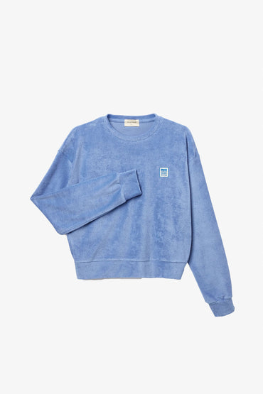 Terry Logo Sweatshirt Sky Blue