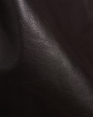 Bluser | Sunset Leather Top Espresso Brown