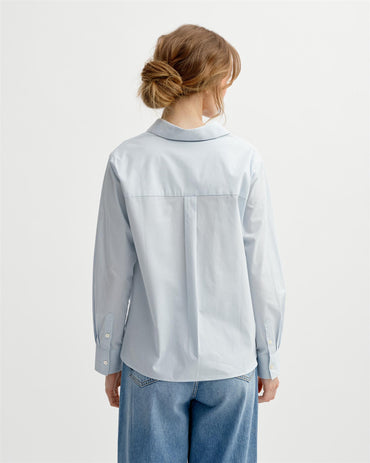 Lyon Shirt Light Blue Bluser