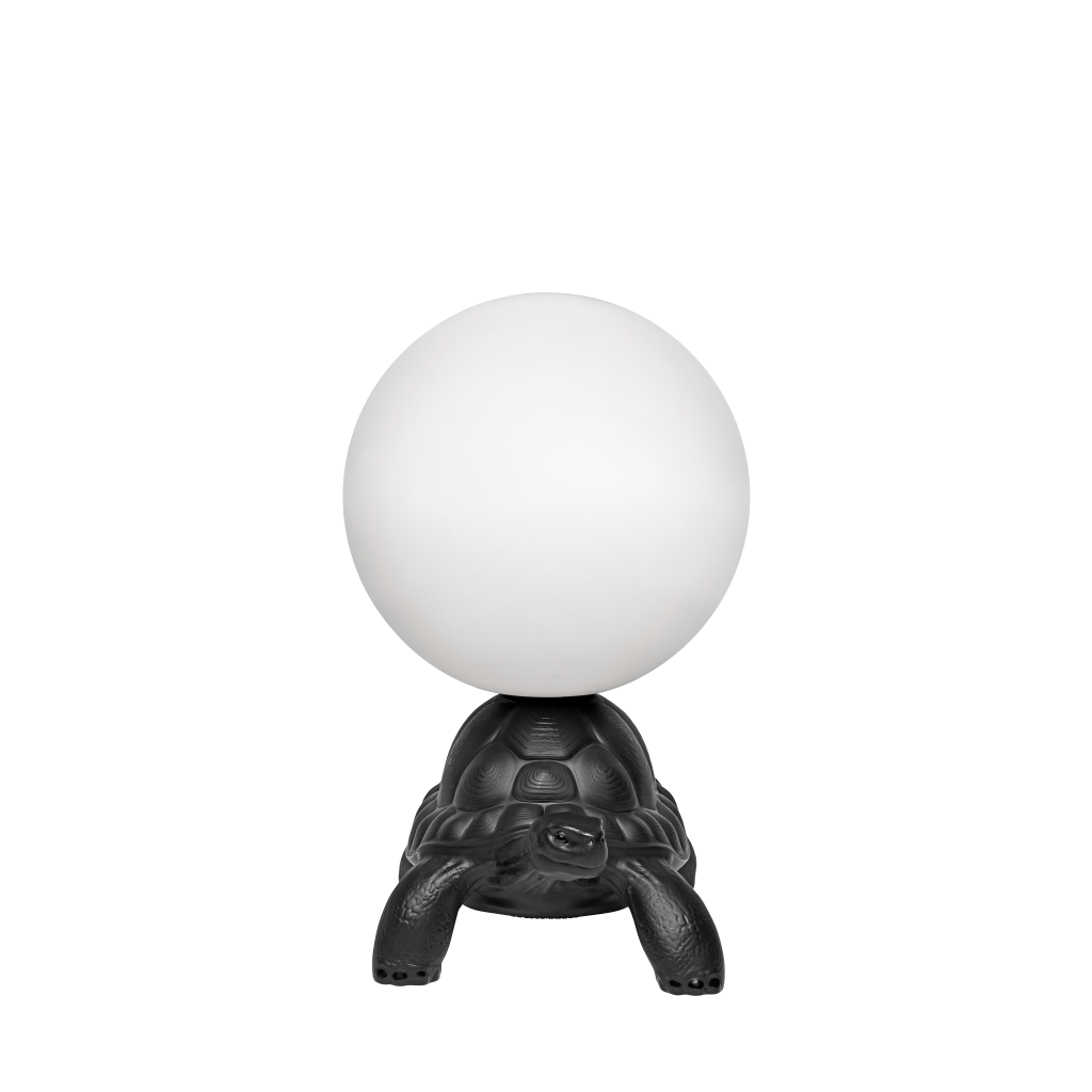 Turtle Carry Led Lampe Black Lamper