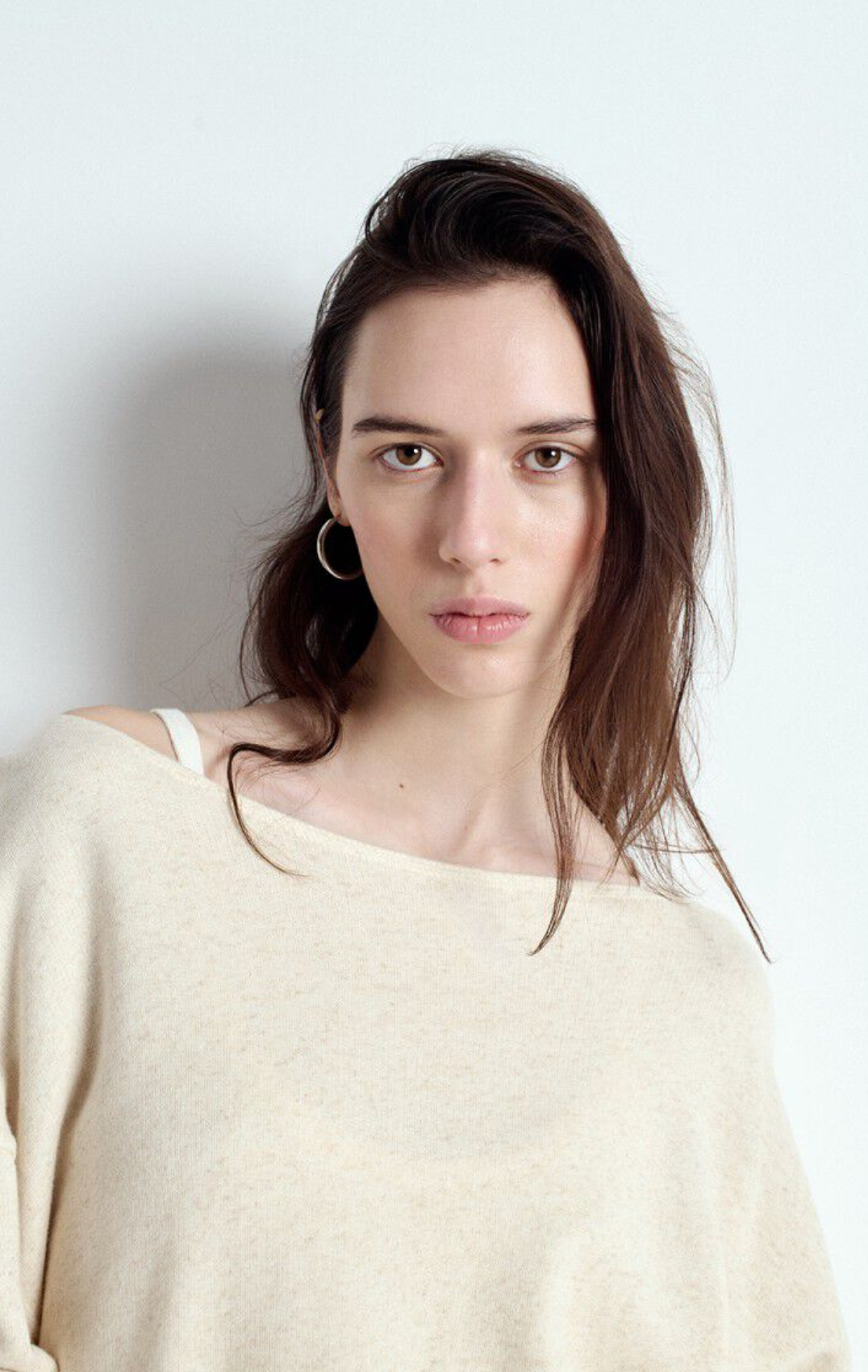 Itonay Sweater Ecru Melange Gensere