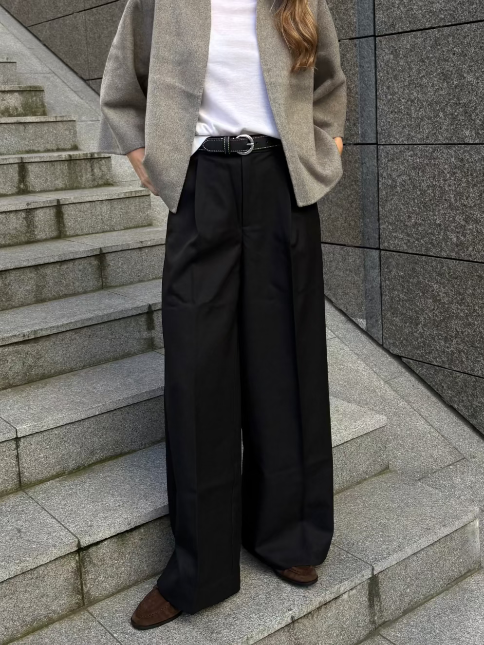 Sharon Trouser Black Bukser