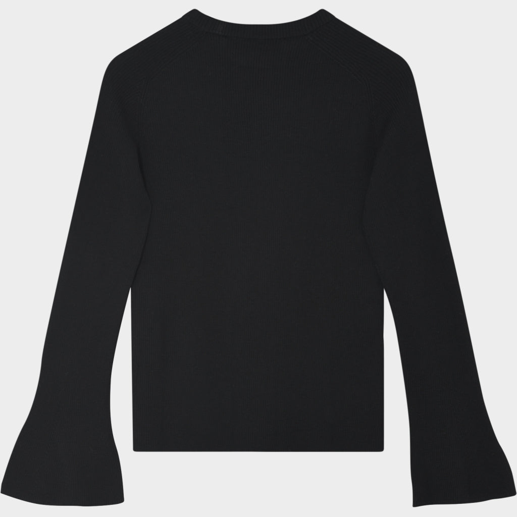 Anabelle Rib Black - Daily Elements Gensere