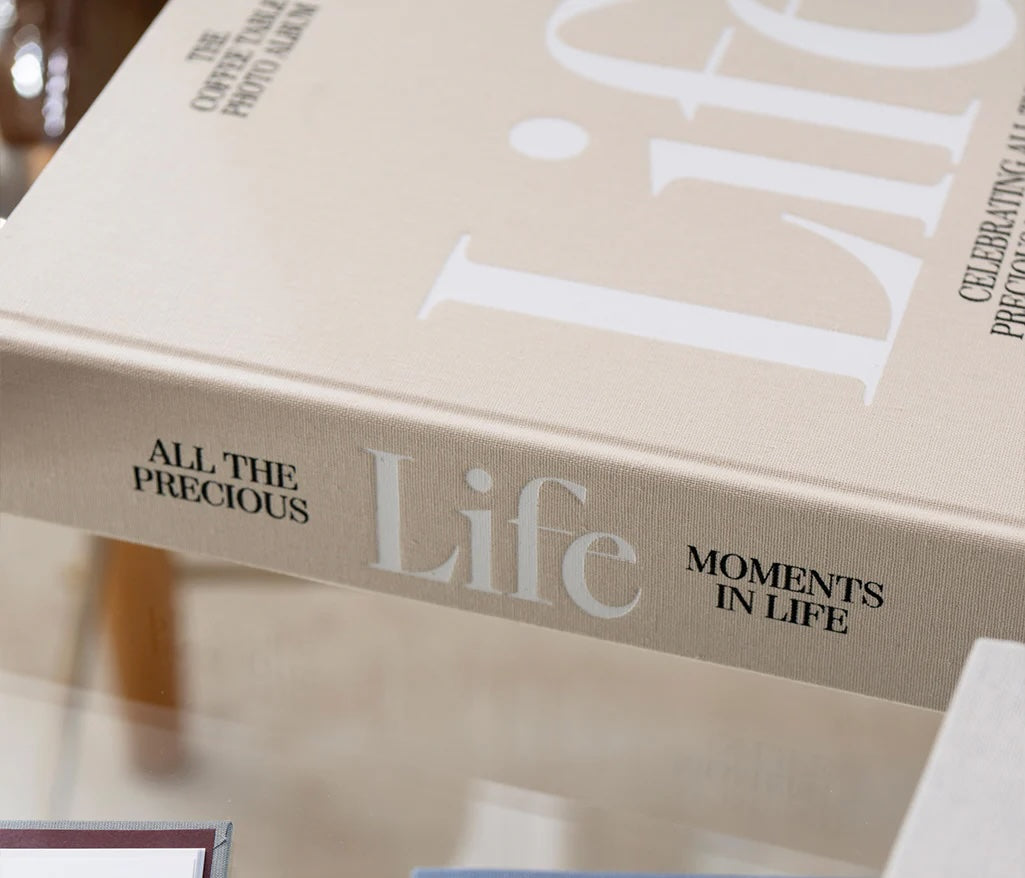 Photo Album - Life, Beige Dekor