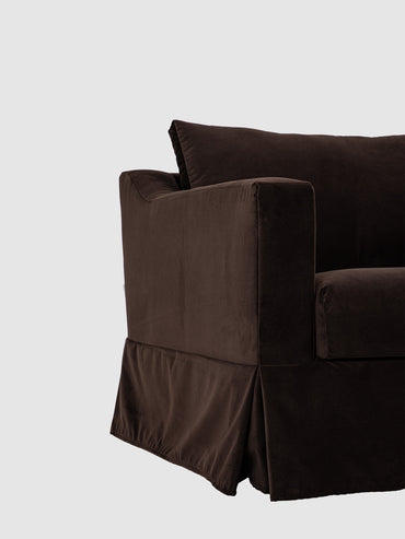 Eden Lounge Chair Chocolate Brown Stoler