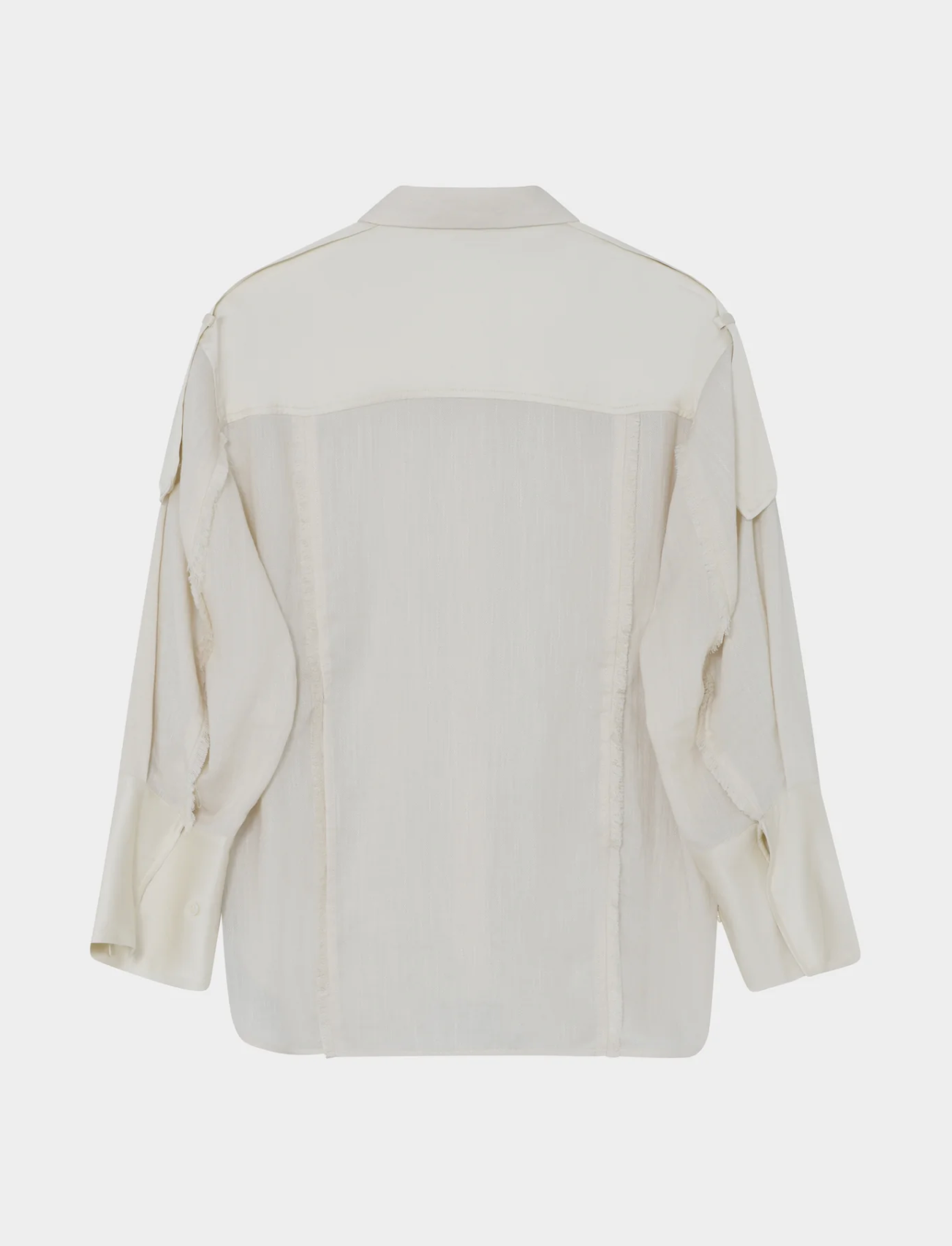 Norma - Contrast Linen Bluser