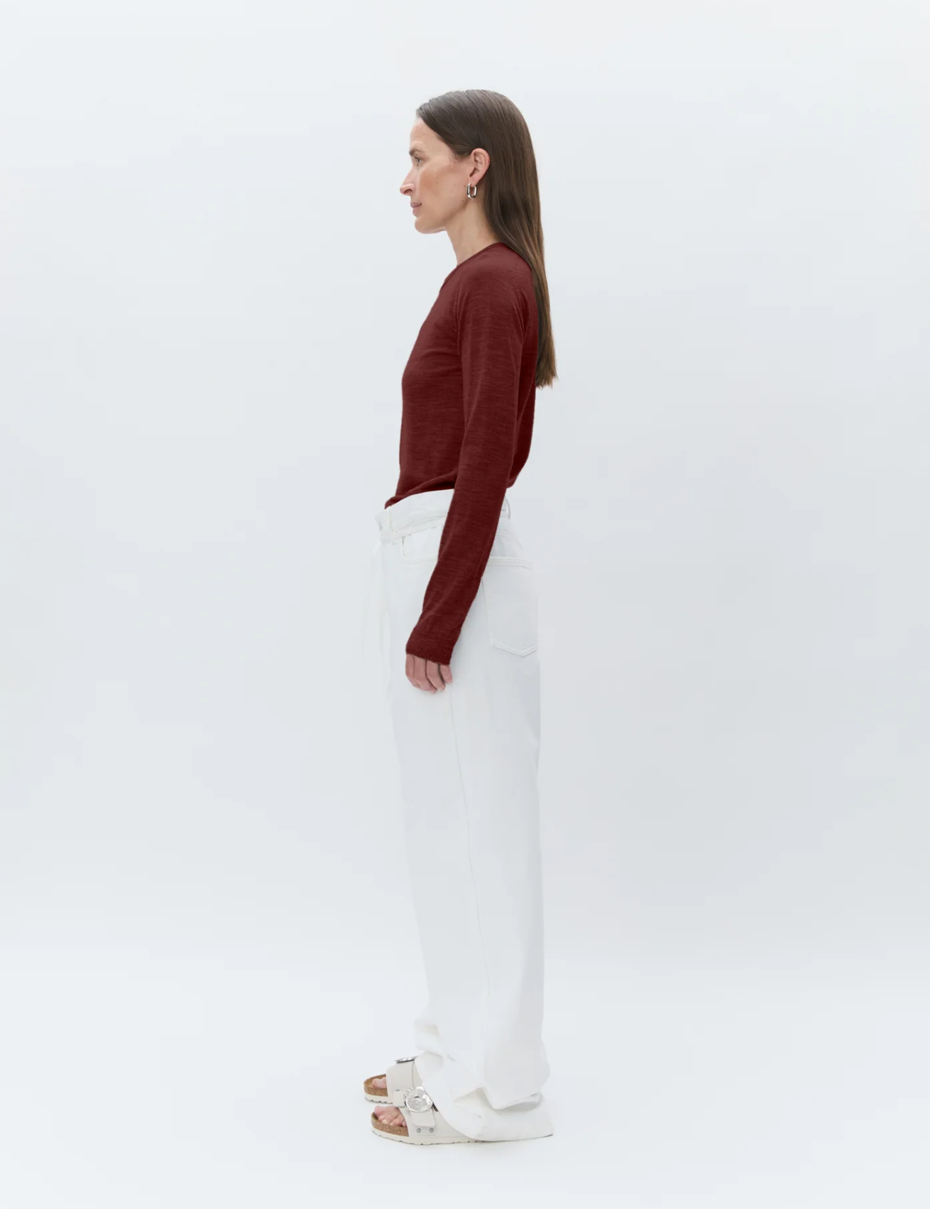 Annabelle Burgundy Gensere
