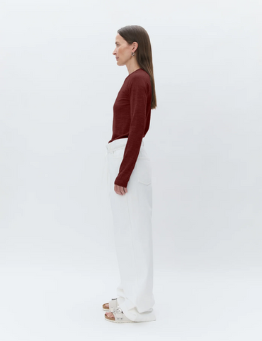 Annabelle Burgundy Gensere