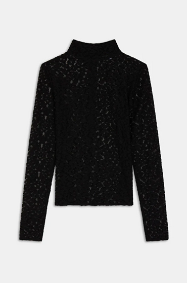 Lorena Blouse Noir Bluser