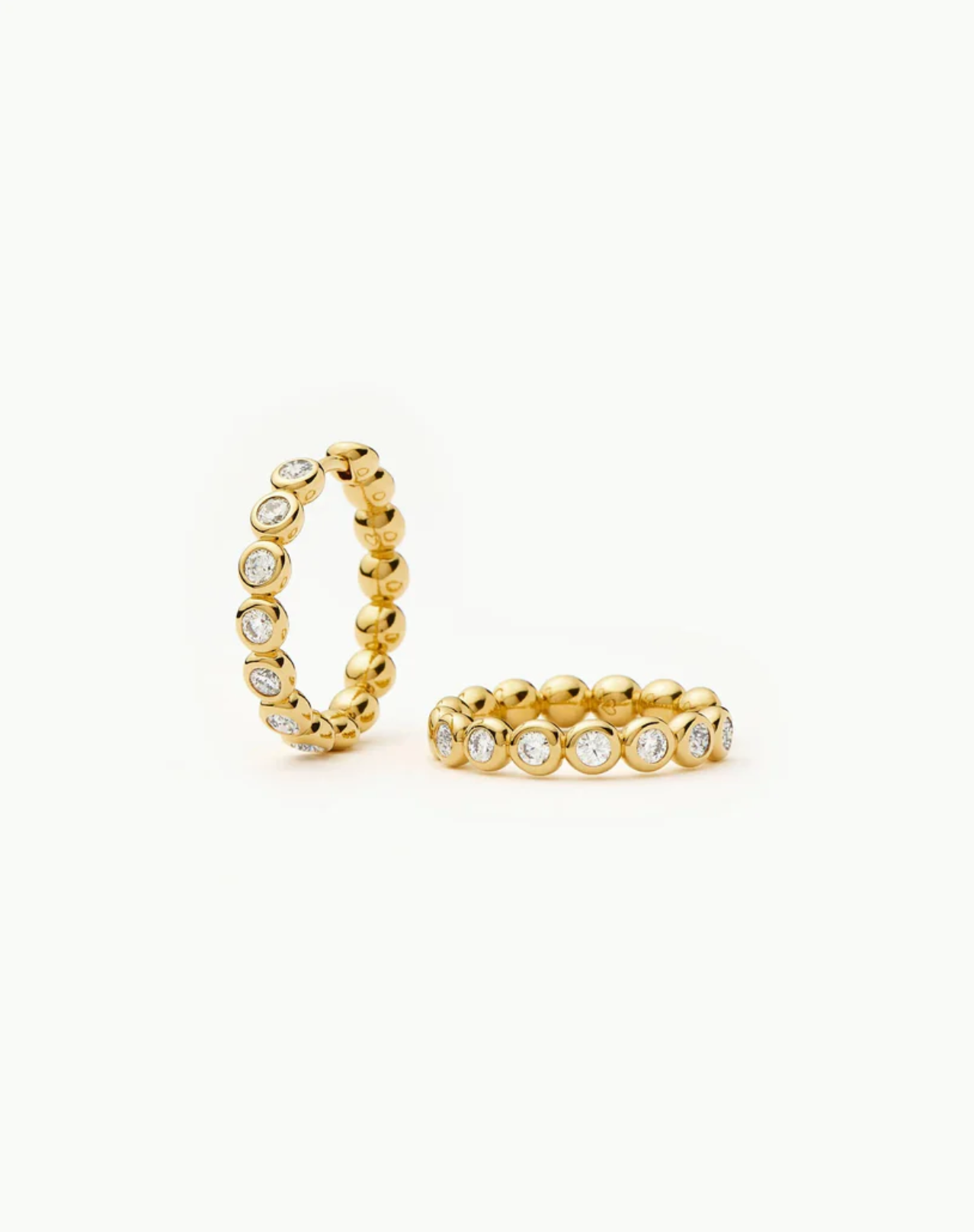 Øredobber | Tennis Medium Hoop Earrings