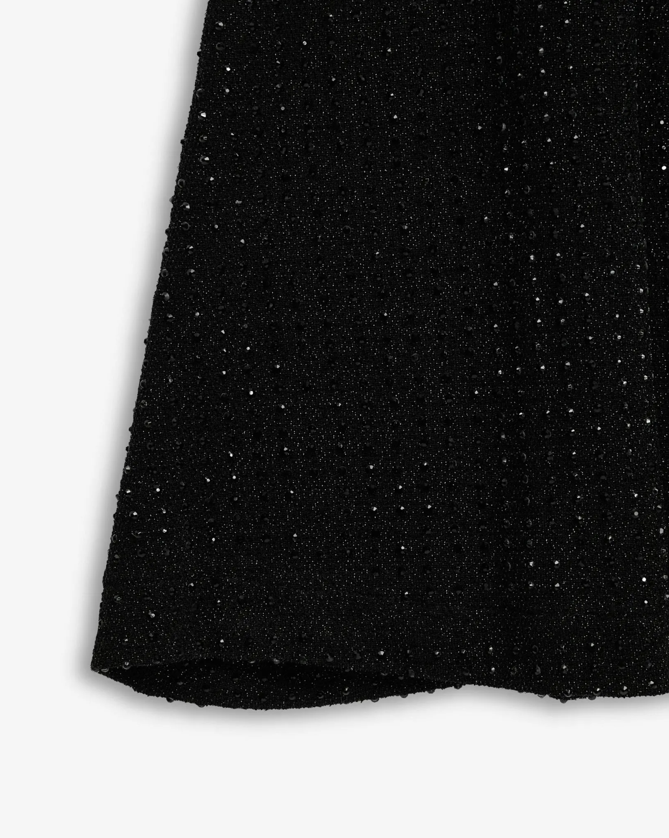 Luxe Sequin Skirt Black Skjørt
